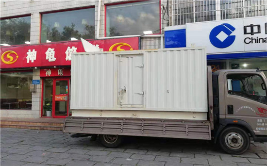 蠡县出租发电机施工案例